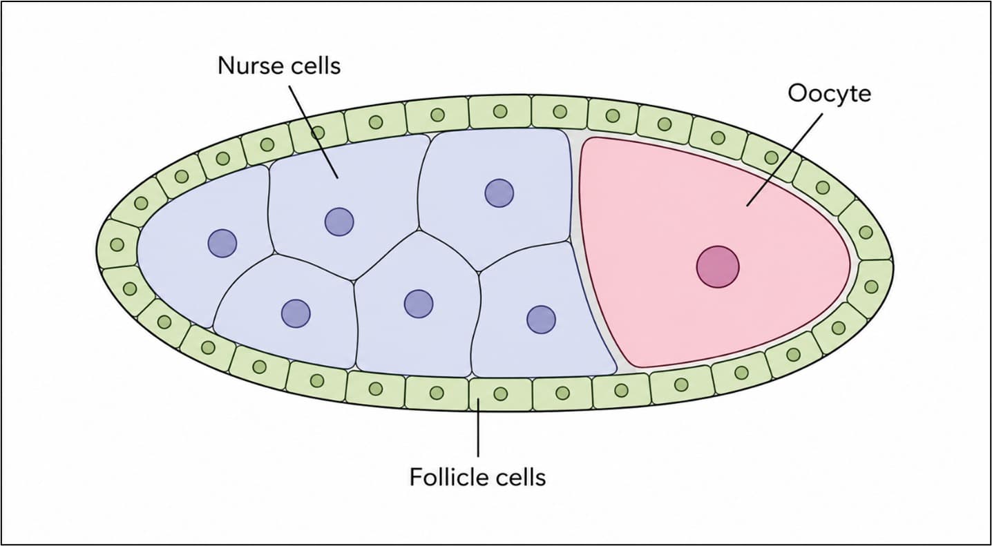 Drosophila melanogaster egg chamber