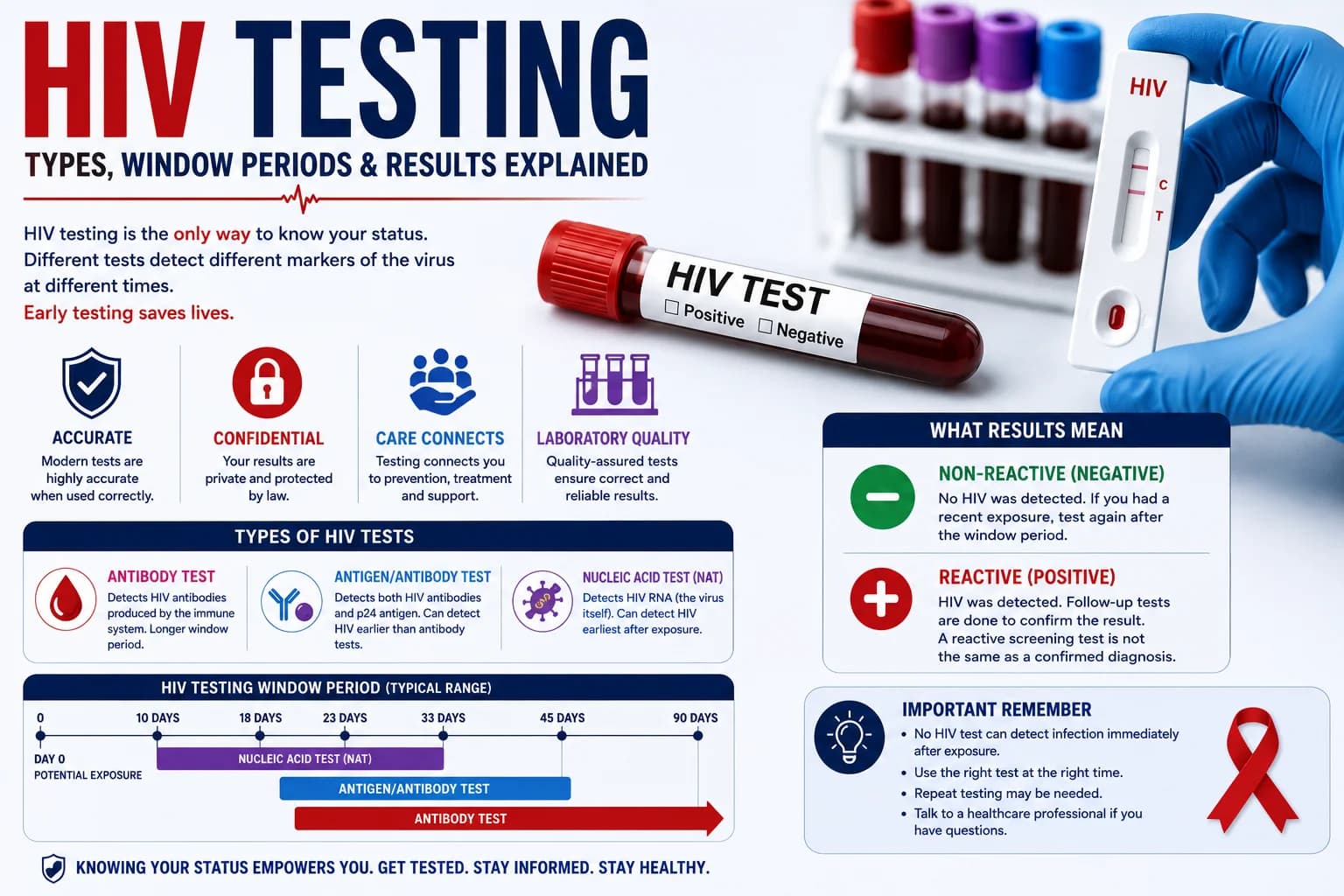 HIV Testing: Types, Window Periods and Results Explained