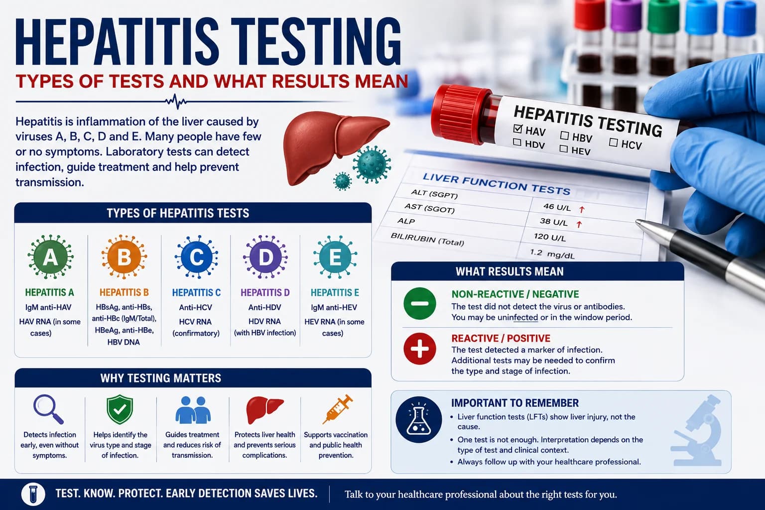 Hepatitis Testing: Types of Tests and What Results Mean
