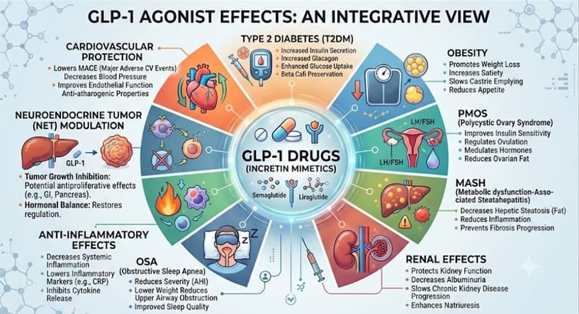 The Multisystem Shield: Clinical Realities and Expanded Horizons of GLP-1 Receptor Agonists