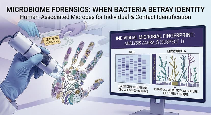 Microbiome Forensics: Using Human Associated Microbes for the Individual and Contact Identification