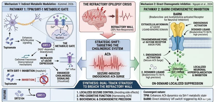 The Cholinergic Revolution: Redefining Antiepileptic Mechanisms through Sirt-1 and Chemogenetic Precision