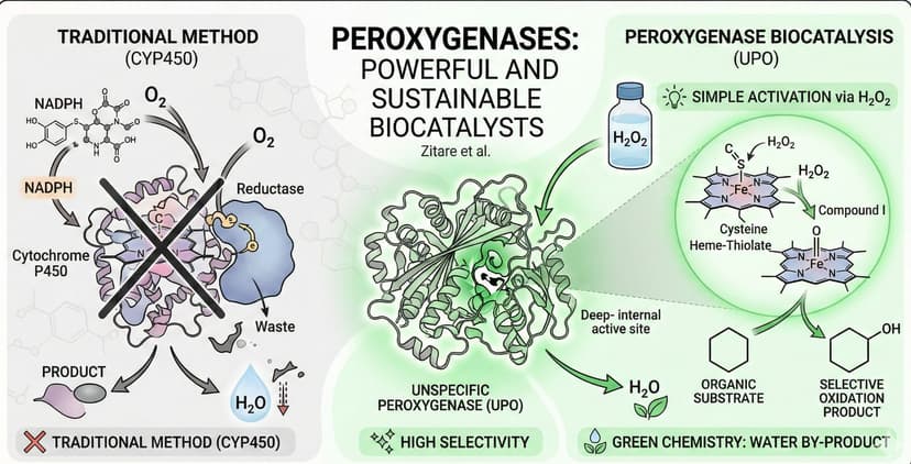 Peroxygenases as powerful and sustainable biocatalysts in modern biochemistry