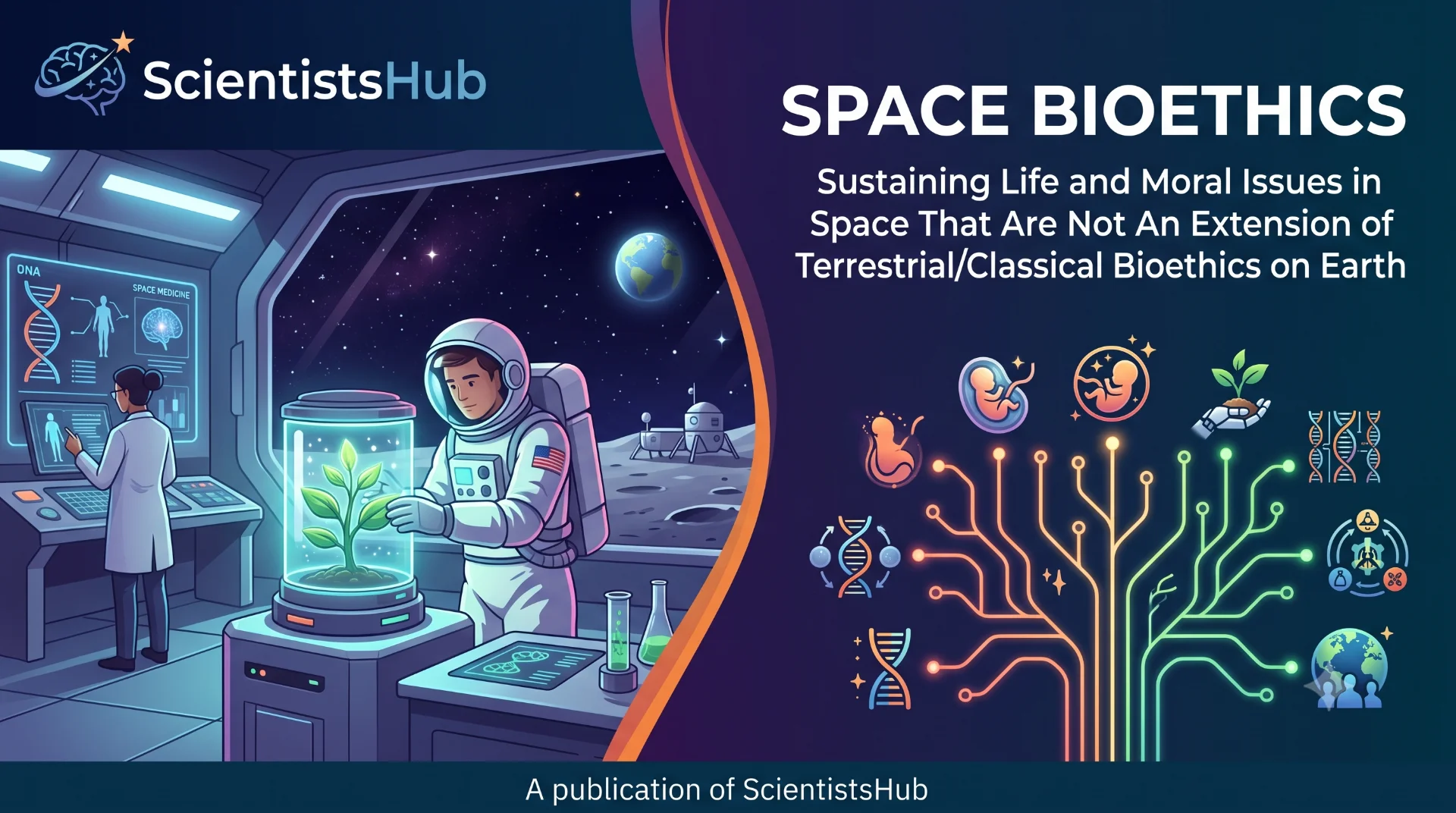 Space bioethics: Sustaining life and moral issues in space that are not an extension of terrestrial/classical bioethics on Earth