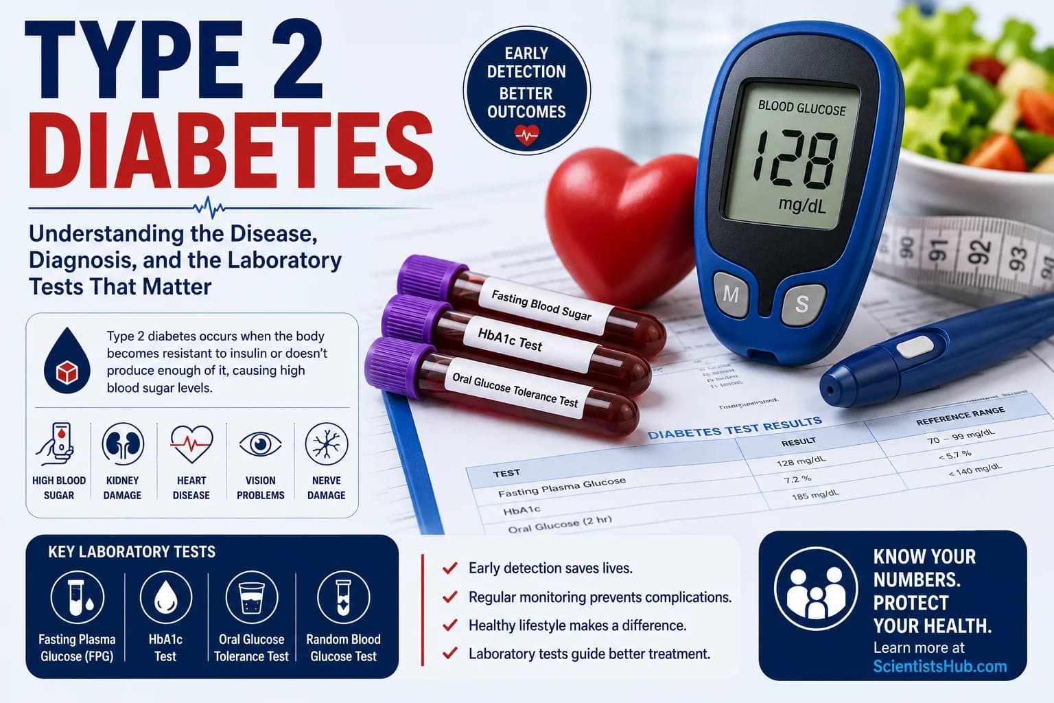 Type 2 Diabetes: Understanding the Disease, Diagnosis, and the Laboratory Tests That Matter